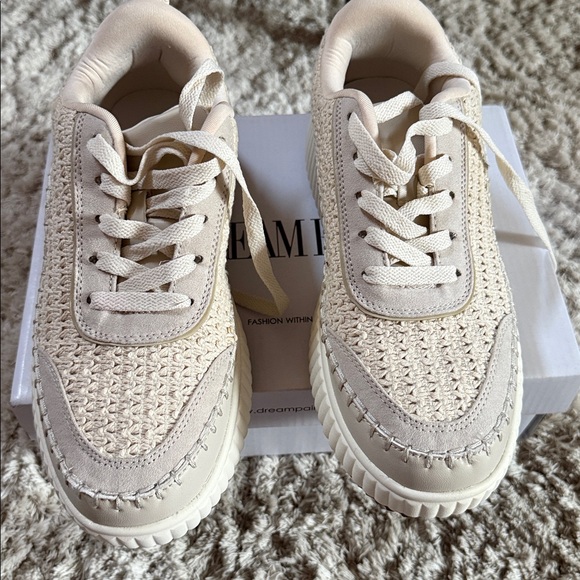 DREAM PAIRS Women Chunky City Tweed Platform Sneaker - Picture 6 of 7